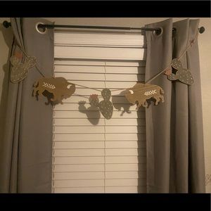 Boho Cactus & Buffalo garland